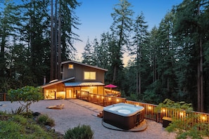 House (1 Bedroom) | Front of property - Redwood Oasis - Luxe Santa Cruz Cabin w/ Hot Tub (Ben Lomond)