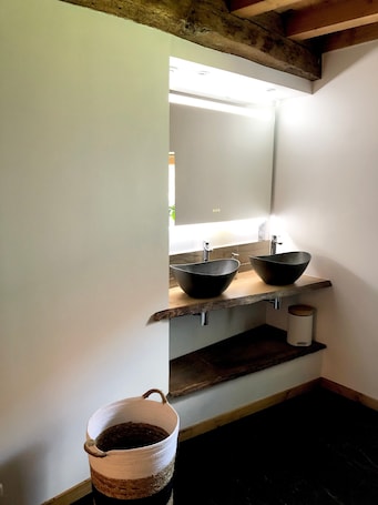 Interior. 'Authentic and Cosy' Gîte with Private Terrace, Wi-Fi and Air Conditioning