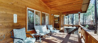 Fire Pit + Yard: Woodsy Retreat Near Woodland Lake