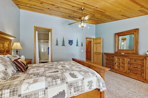 House (3 Bedrooms) | Interior - Fire Pit + Yard: Woodsy Retreat Near Woodland Lake (Pinetop)