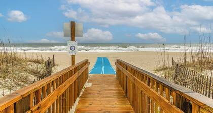 Steps to Sand! Family Ocean Isle Beach Retreat