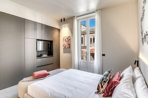 Studiolejlighed (1 Bedroom) | 1 soveværelse, strygejern/strygebræt, sengetøj