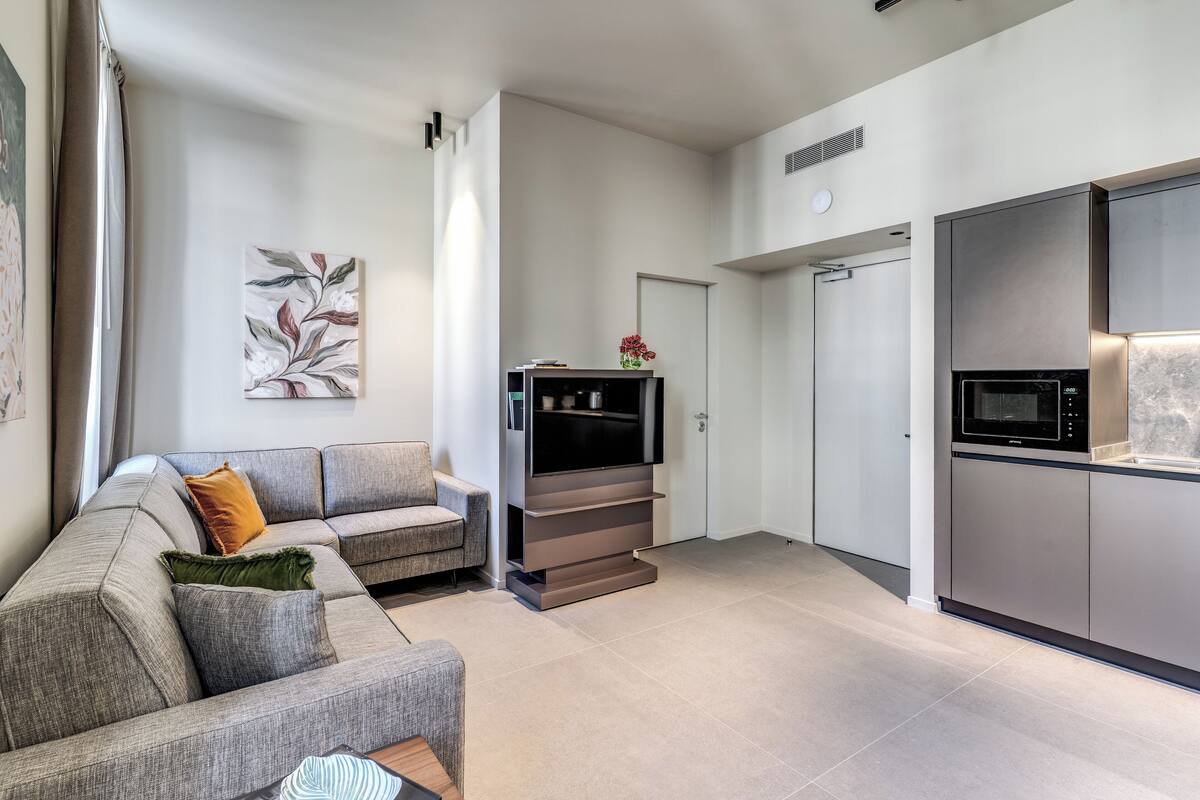 Apartment (1 Bedroom) | Living area