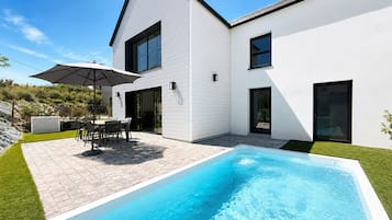 Una piscina riscaldata