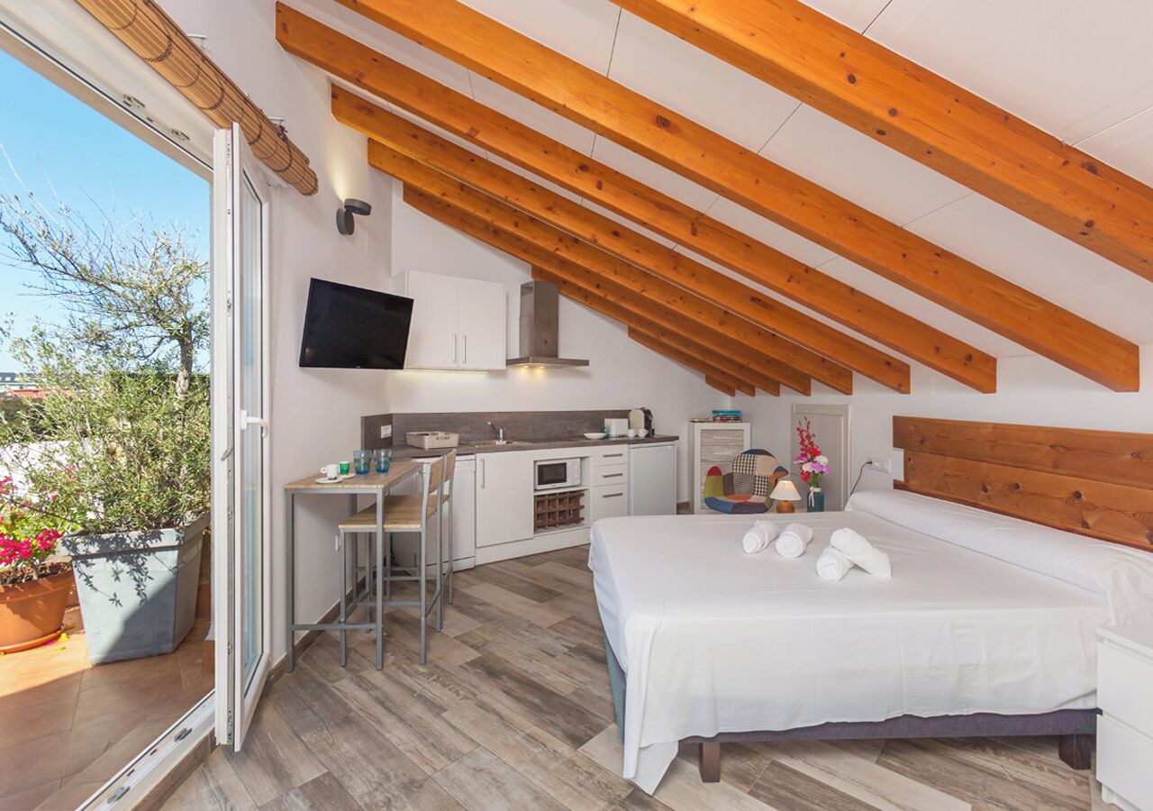 Lägenhet Standard - utsikt mot staden | Strykjärn/strykbräda och gratis wi-fi