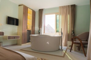 Panoramic Double Room, Balcony, Mountain View | In-room safe, free WiFi - Aura Pyramids Boutique Hotel (Giza)