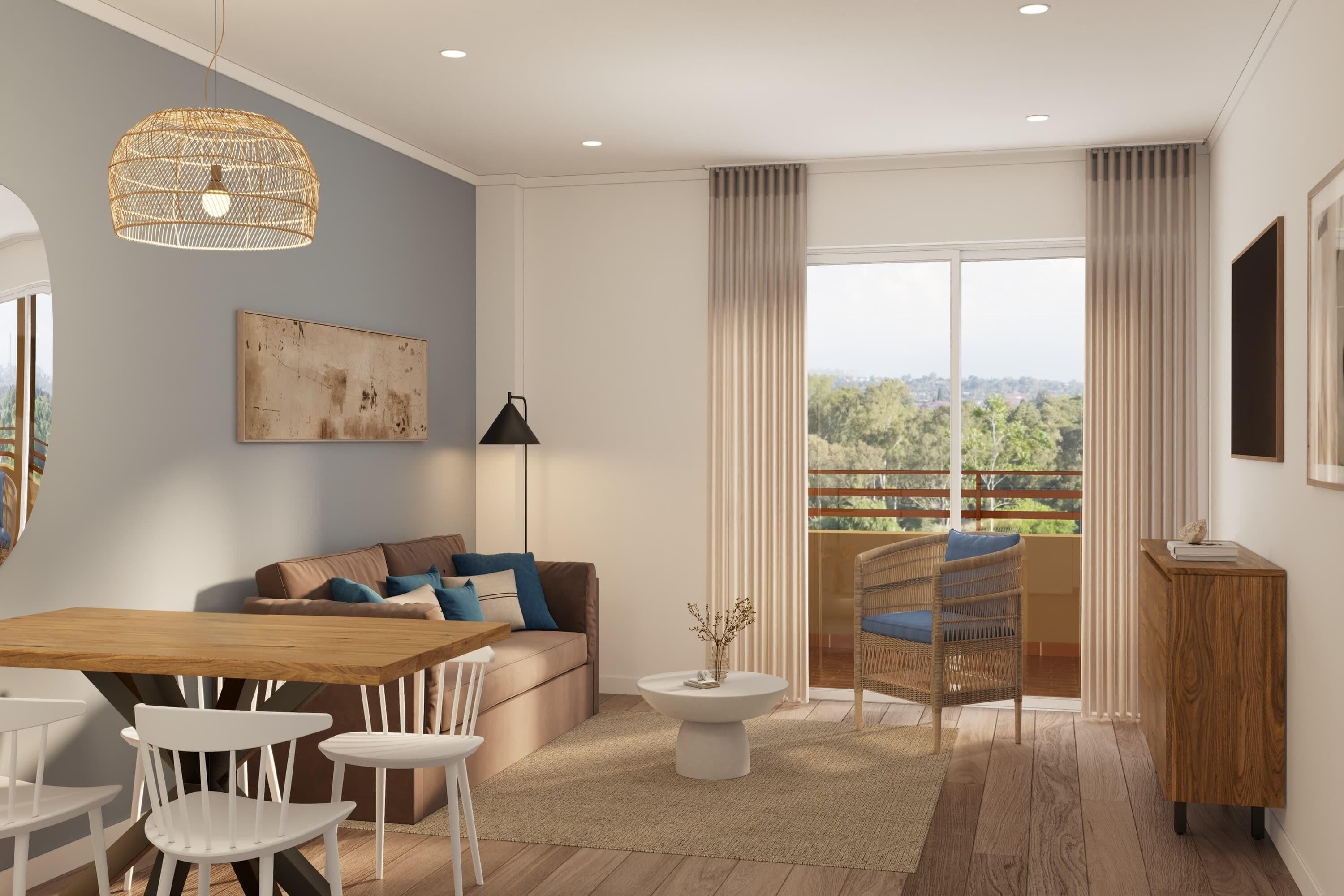 Căn hộ, 1 giường cỡ king (Two Bedroom) | Bàn ủi/dụng cụ ủi quần áo, truy cập Internet không dây miễn phí 