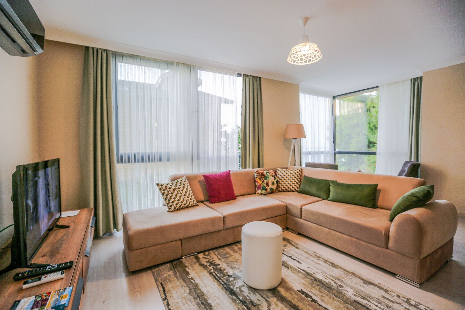 Deluxe Apartment, Balcony, Sea View | In-room safe, desk, soundproofing, iron/ironing board