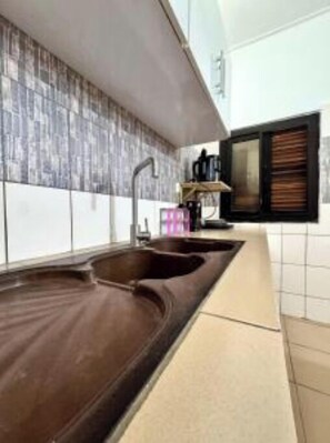 Towels, soap, toilet paper
