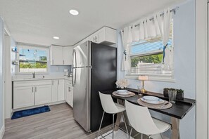 Fridge, microwave, stovetop, coffee/tea maker - Delray Seacrest Cottage: Close to Beach & Downtown (Delray Beach)