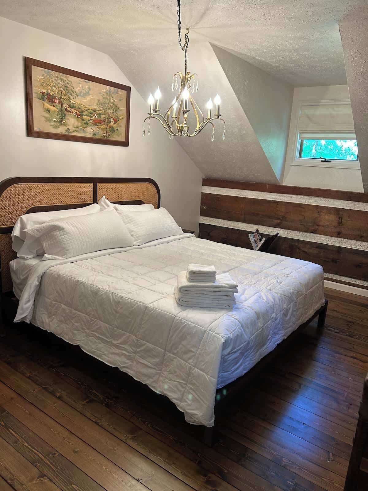 8 dormitorios, tabla de planchar con plancha, wifi y ropa de cama