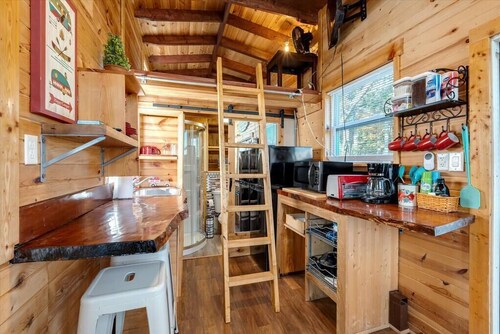 Big Red Tiny House on the Farm