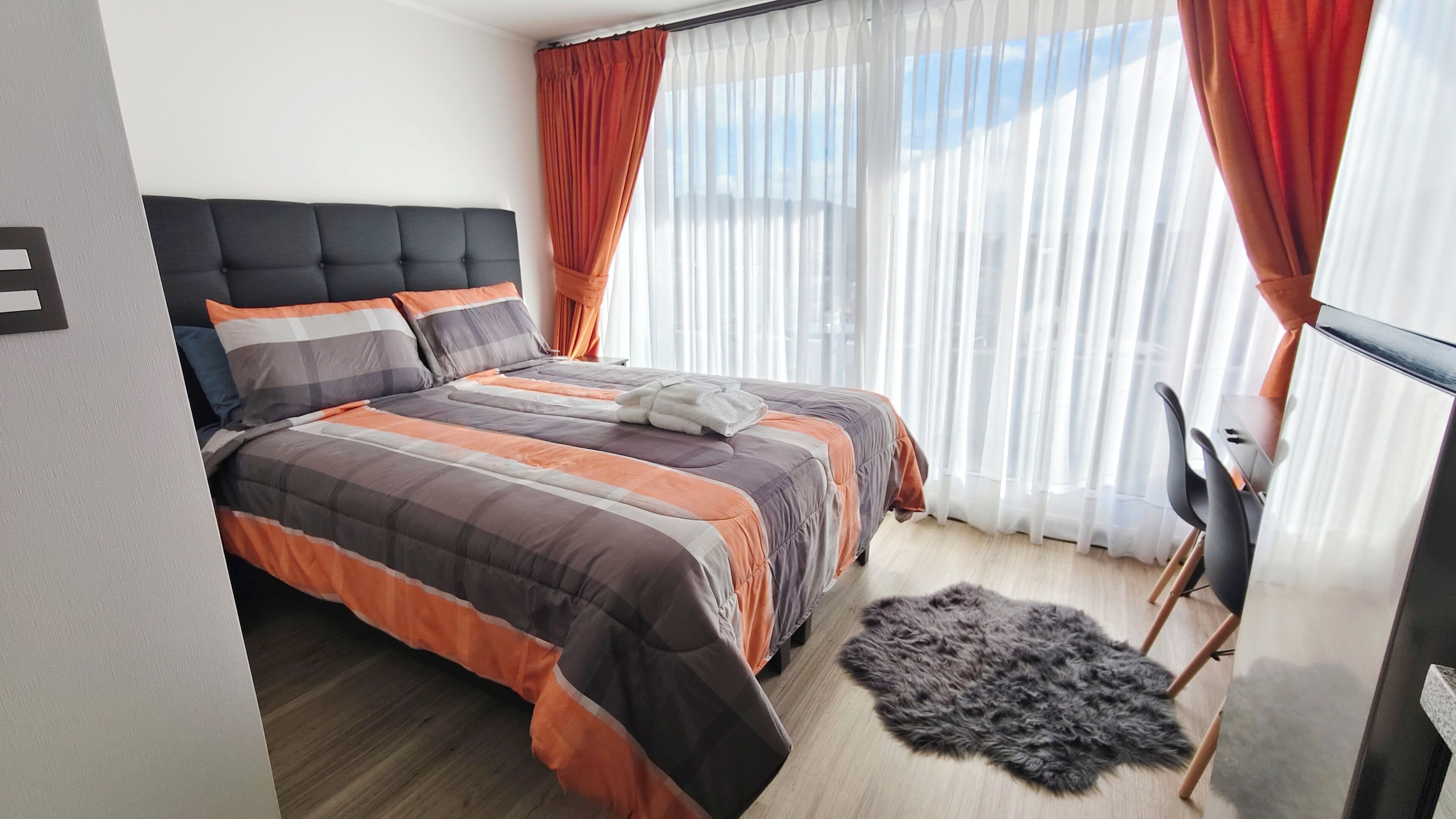 1 habitación, wifi, ropa de cama y acceso para silla de ruedas 
