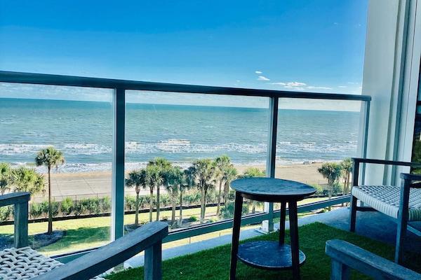Unwind while enjoying the ocean view from the balcony