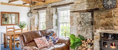 Televisor i llar de foc