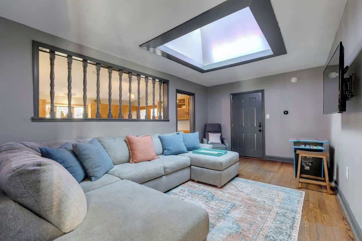 Télévision, cheminée