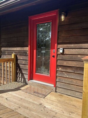 Exterior detail - Farm Suite, King bed, overlooking horse pasture! (Asheville)