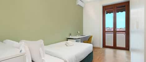 公寓, 2 間臥室, 露台, 城市景 | 2 間睡房