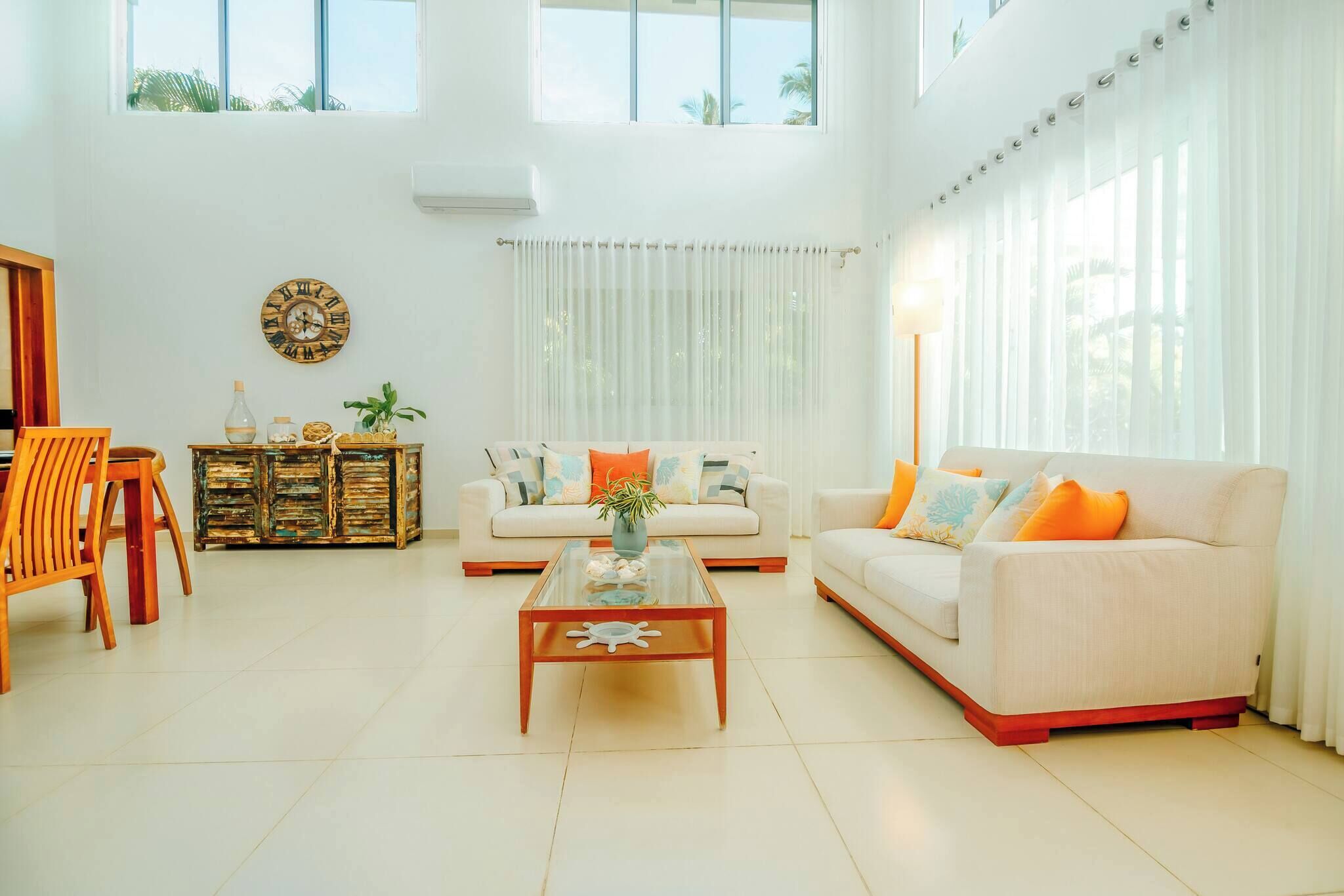 Villa, 4 Bedrooms, Smoking, Private Pool | Living room
