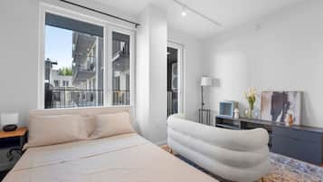 Suite estudio Confort, balcón, vista a la ciudad