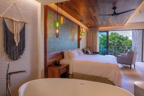 Platinum King Master Suite | Minibar, in-room safe, free WiFi, bed sheets - Platinum Tower Sandos Playacar All Inclu (Playa del Carmen)