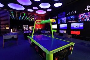 Área de juegos infantiles techada