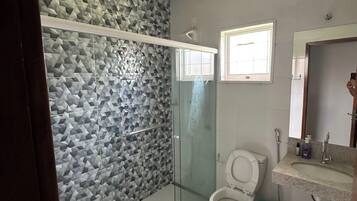 Towels, soap, toilet paper