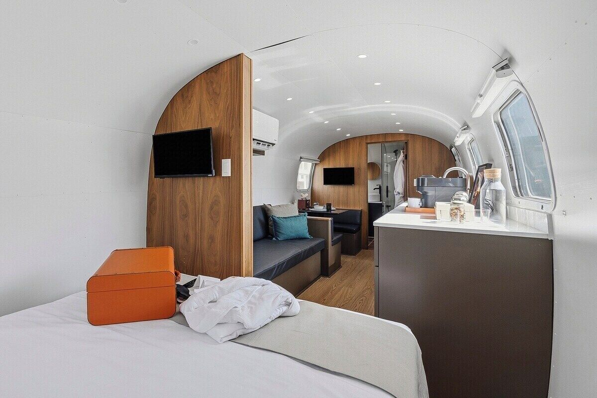 Mobile Home, vue cour intérieure