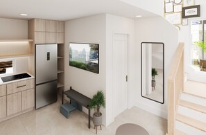 냉장고, 쿡탑, 식기 세척기, 조리 도구/접시/주방 기구