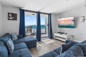 Condo, 1 King Bed with Sofa bed (SunDestin 405) | Living area - Sundestin 405 (Destin)