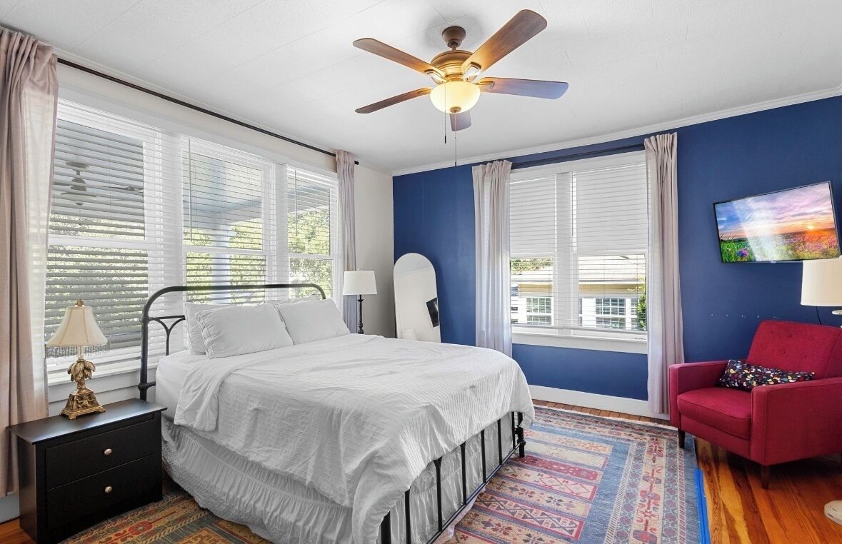 2 chambres, bureau, Wi-Fi gratuit, draps fournis