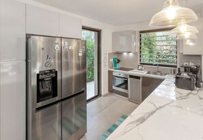 Familienapartment, Gartenblick | Eigene Küche