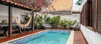 Casa aconchegante com piscina no centro de Buzios