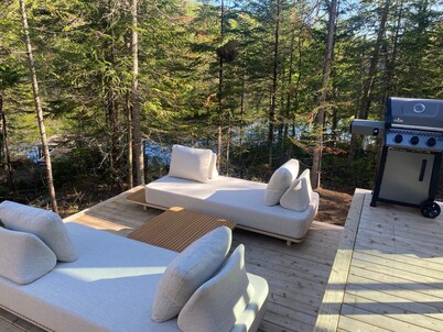 Chalet Héméra - Bord de l`eau avec SPA et Sauna
