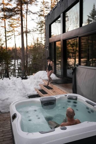 Chalet NYX - Bord de l`eau avec SPA et Sauna