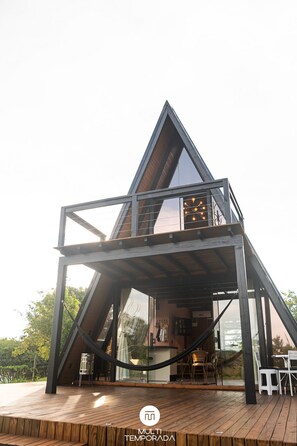 Front of property - Chalé Lagoa do Coração com Jacuzzi (Paulo Lopes)