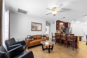 TV, offices - Charming Beachside Retreat - Steps to the Beach! (Indian Rocks Beach)