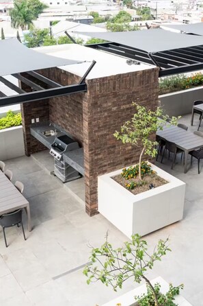 Outdoor dining - Aesthetic Home in Prime Location - 7 guests (Monterrey)