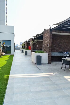 Outdoor dining - Premium 3 bedroom - @ Fundidora MTY - 10 guests (Monterrey)