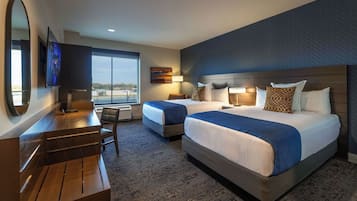 Habitación estándar doble | Caja fuerte, escritorio, espacio para trabajar con un portátil