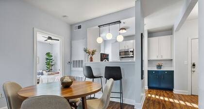 Modern Apartment with Private Patio + Pool, 10 Mins to DT!