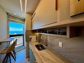 Apartment | Private kitchen - Fully Equipped Apartments With a Prime Location 600 m From Itapema Beach Lprs (Itapema)