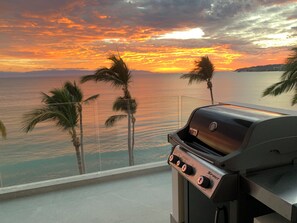 Property grounds - Oceanfront apartment, an oasis with spectacular views. (Bucerías)