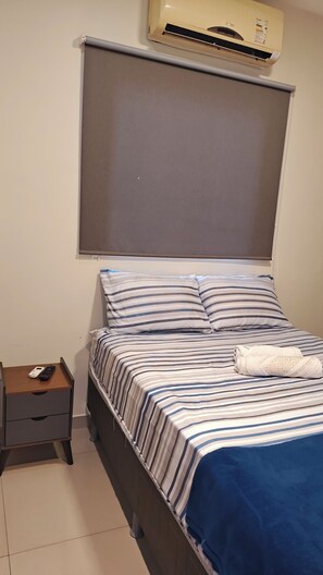 1 bedroom, free WiFi, bed sheets - 02 Suite Boulevard with kitchen (Centro Manaus)