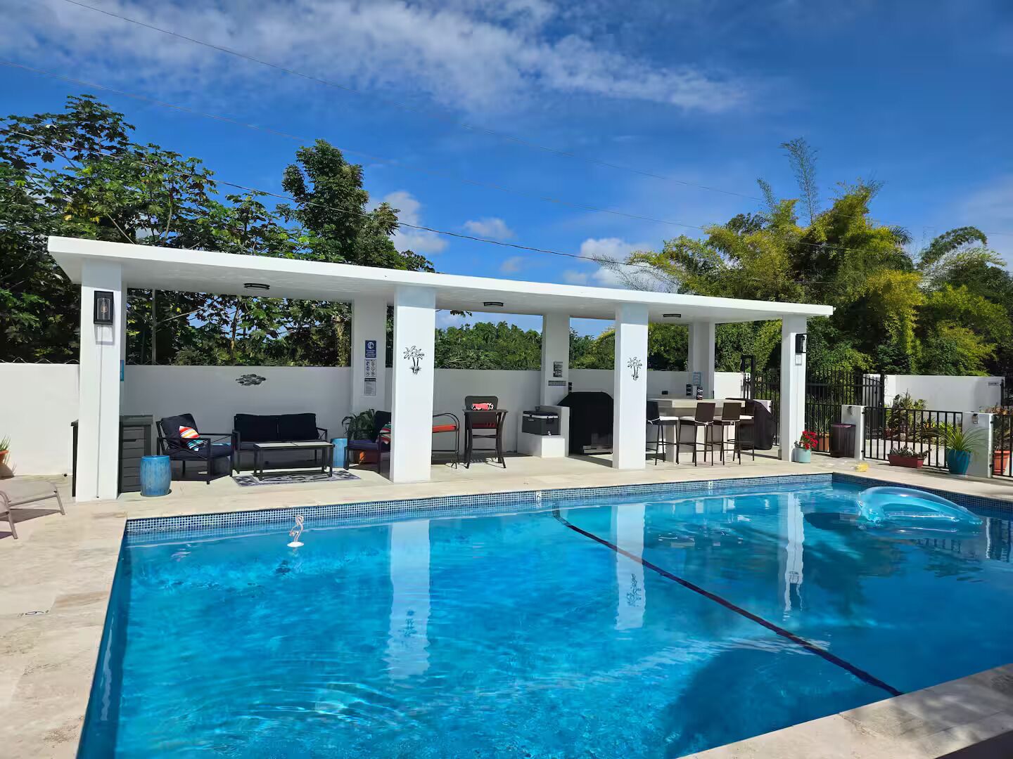 Alberca al aire libre 