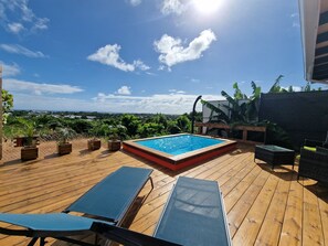 Pool - LE MALIATA "Villa Vue Mer piscine Privée" (Sea View Private Pool) (Saint-François)