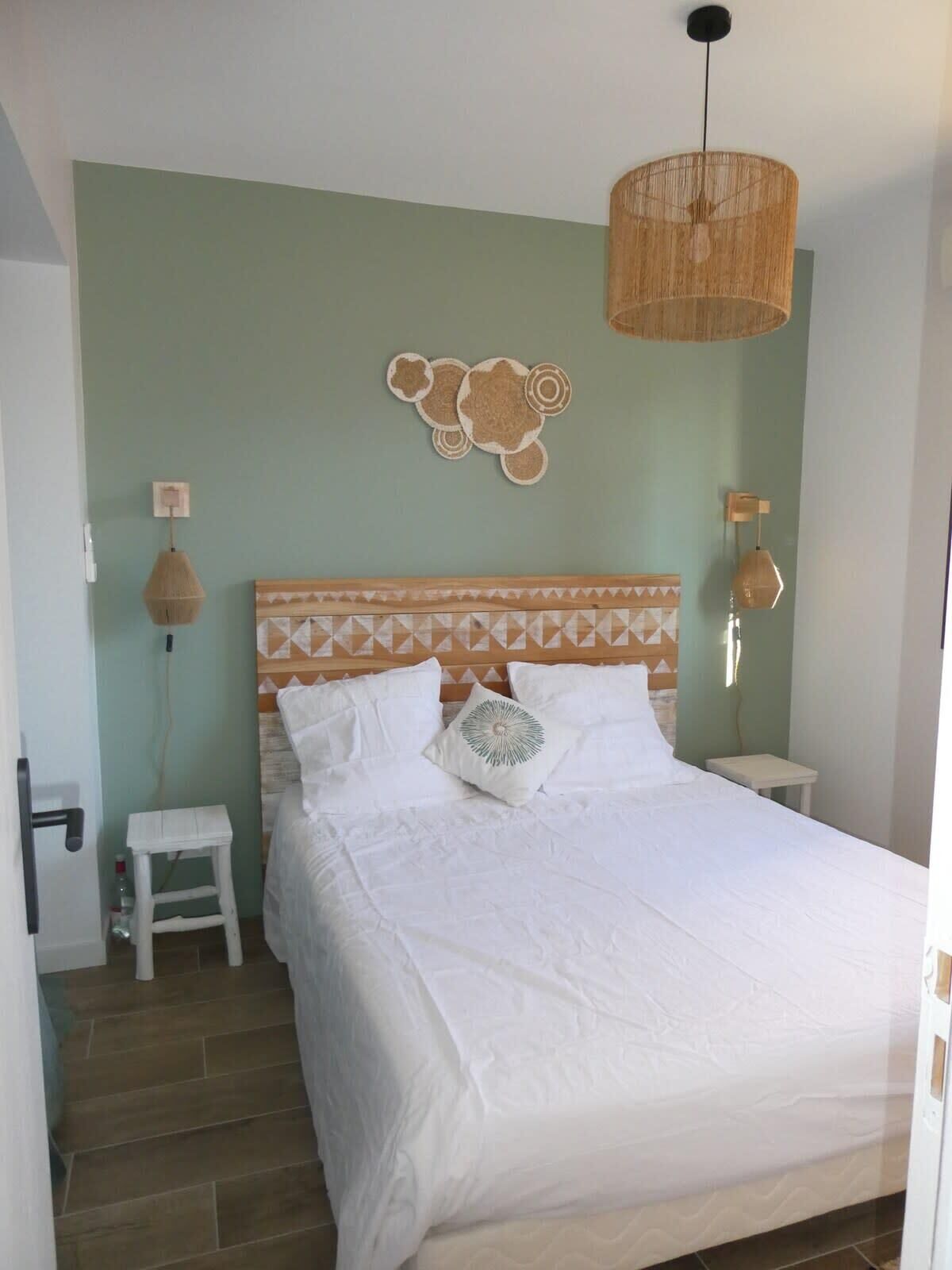 1 chambre, Wi-Fi, draps fournis