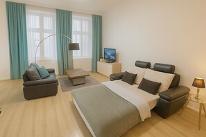 Iron/ironing board - Comfortable 2-Bedroom Apartment in Prime Praha 2 Location (Praha 2)