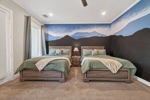 5 chambres, fer et planche à repasser, Wi-Fi, draps fournis