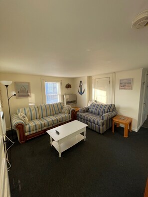Living area - Charming 2-bedroom apartment loft with AC in delightful Hampton (Hampton)